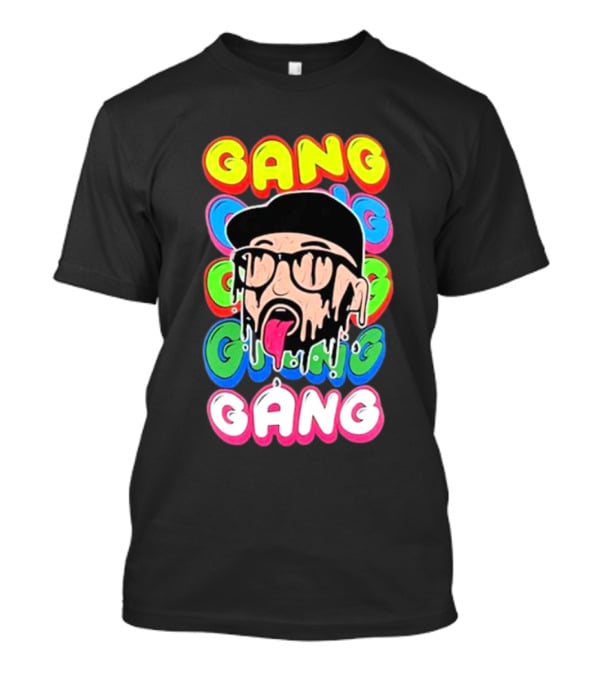 Gang Colorful Dripping Face T-Shirt