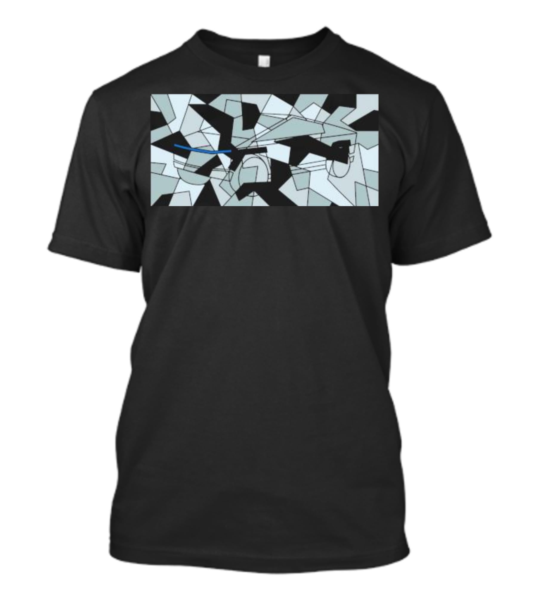 Teslaconomics Cybertruck Camo Geometric T-Shirt