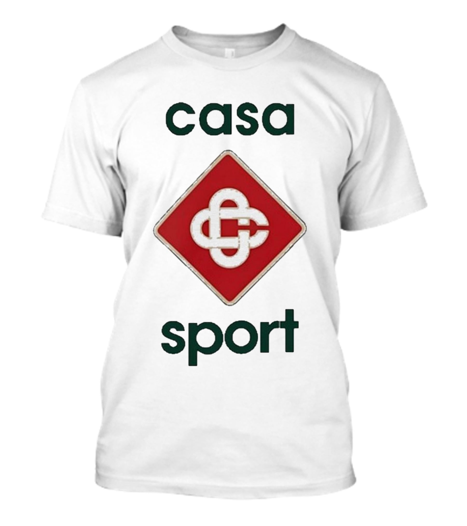 Casablanca Casa Sport Iconic Red Emblem T-Shirt