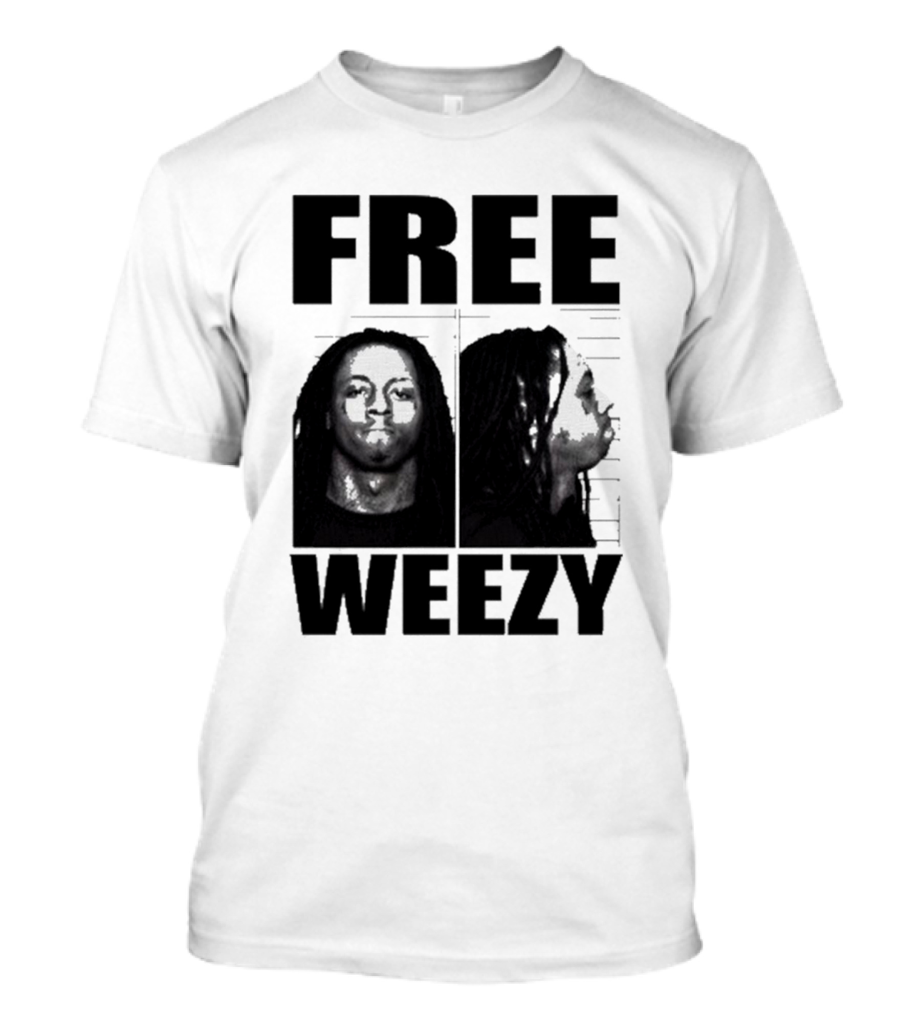Jeff Hardy Free Weezy Mugshot Image T-Shirt