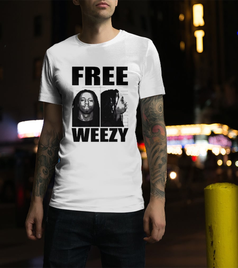 Jeff Hardy Free Weezy Mugshot Image T-Shirt