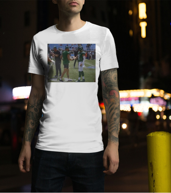 Zach Wilson Football Is Fun Football Is Fun T-Shirt