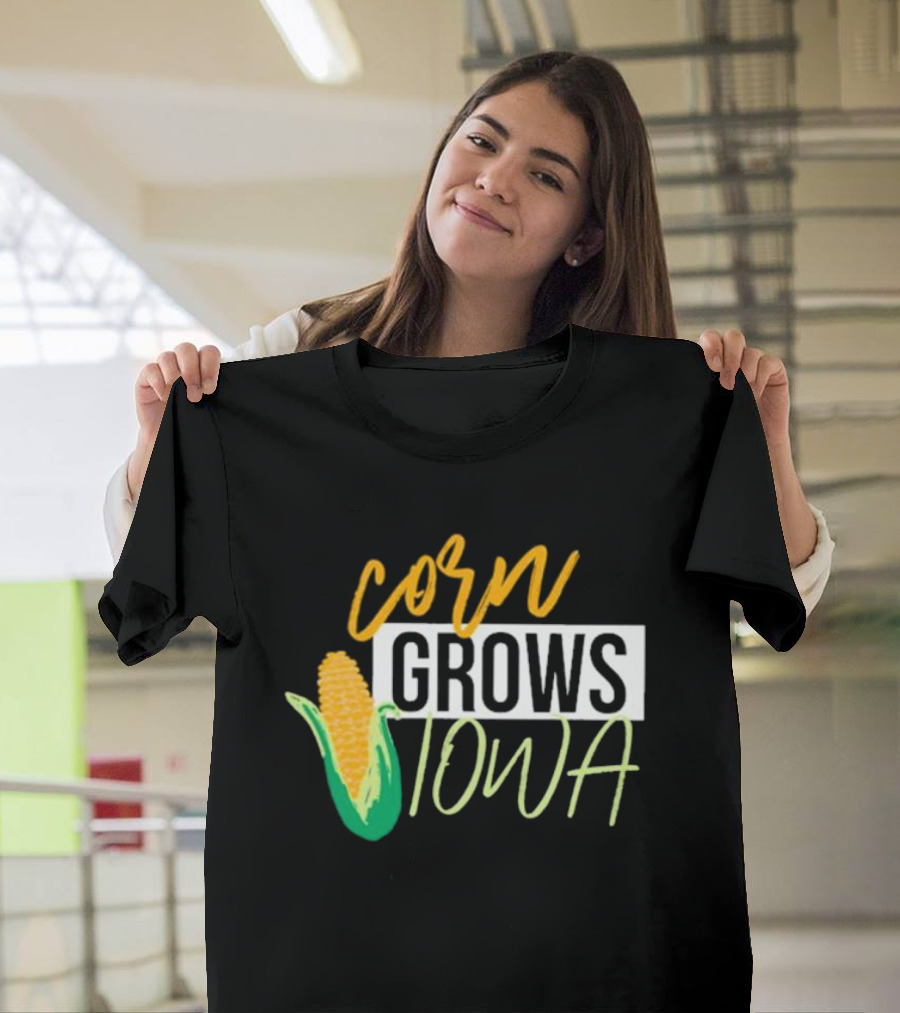 Cy-Hawk Corn Grows Iowa T-Shirt