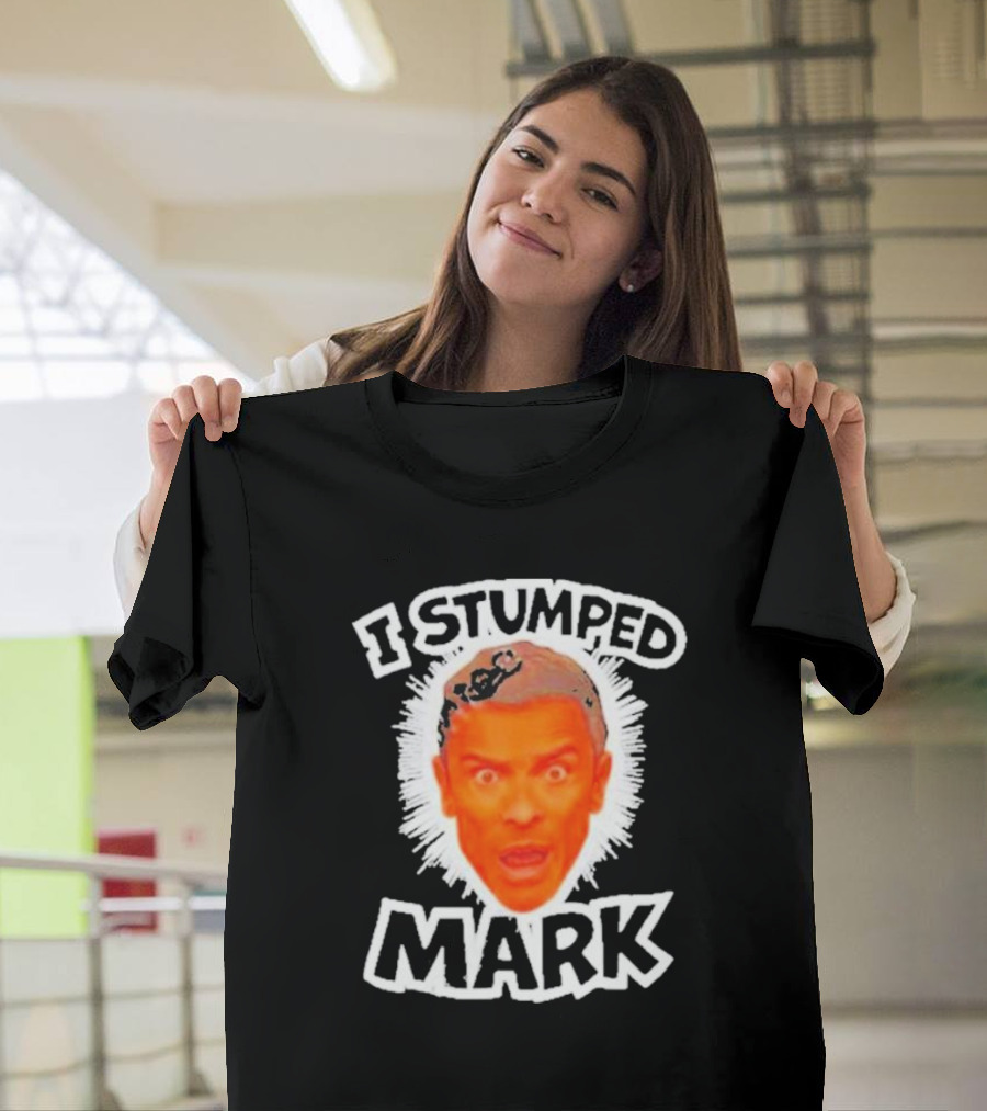 I Stumped Mark Meme Face Reaction Bold Text Game Show Phrase T-Shirt