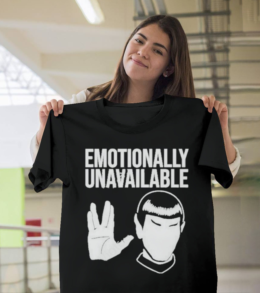 Emotionally Unavailable Star Trek Vulcan Gesture T-Shirt