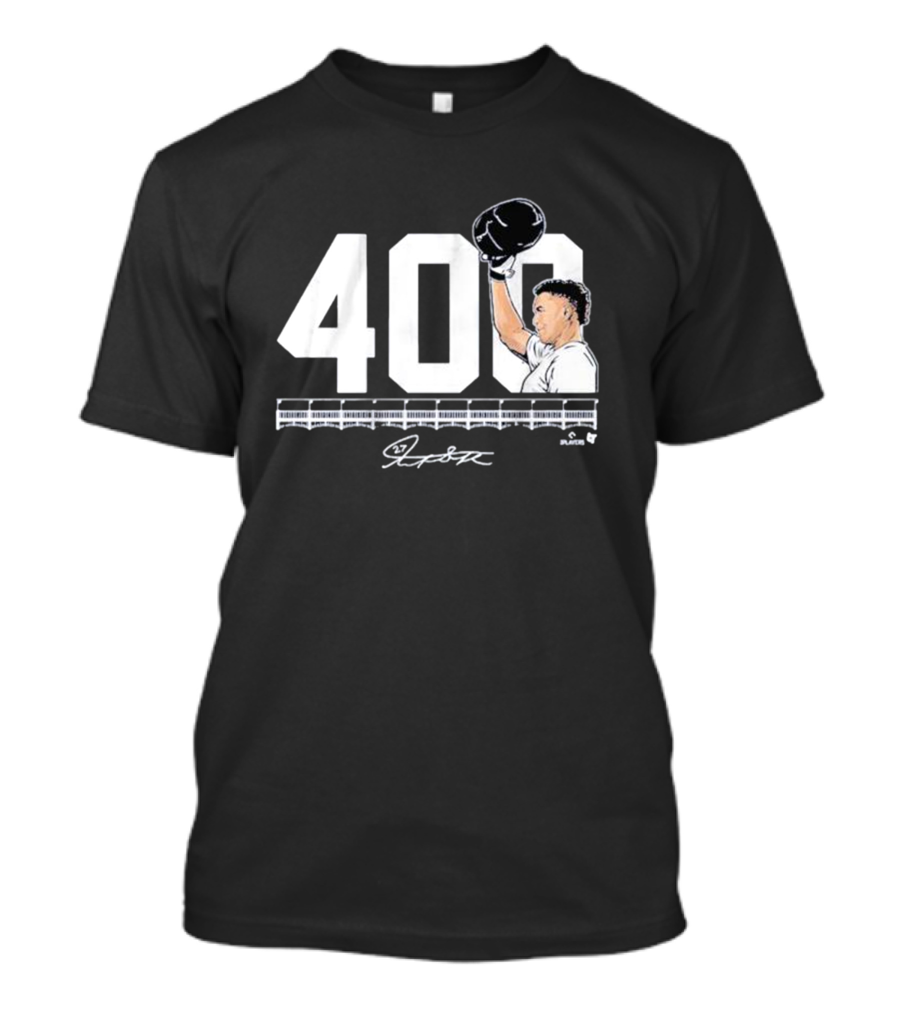 Giancarlo Stanton 400 New York Yankees Players Signature T-Shirt