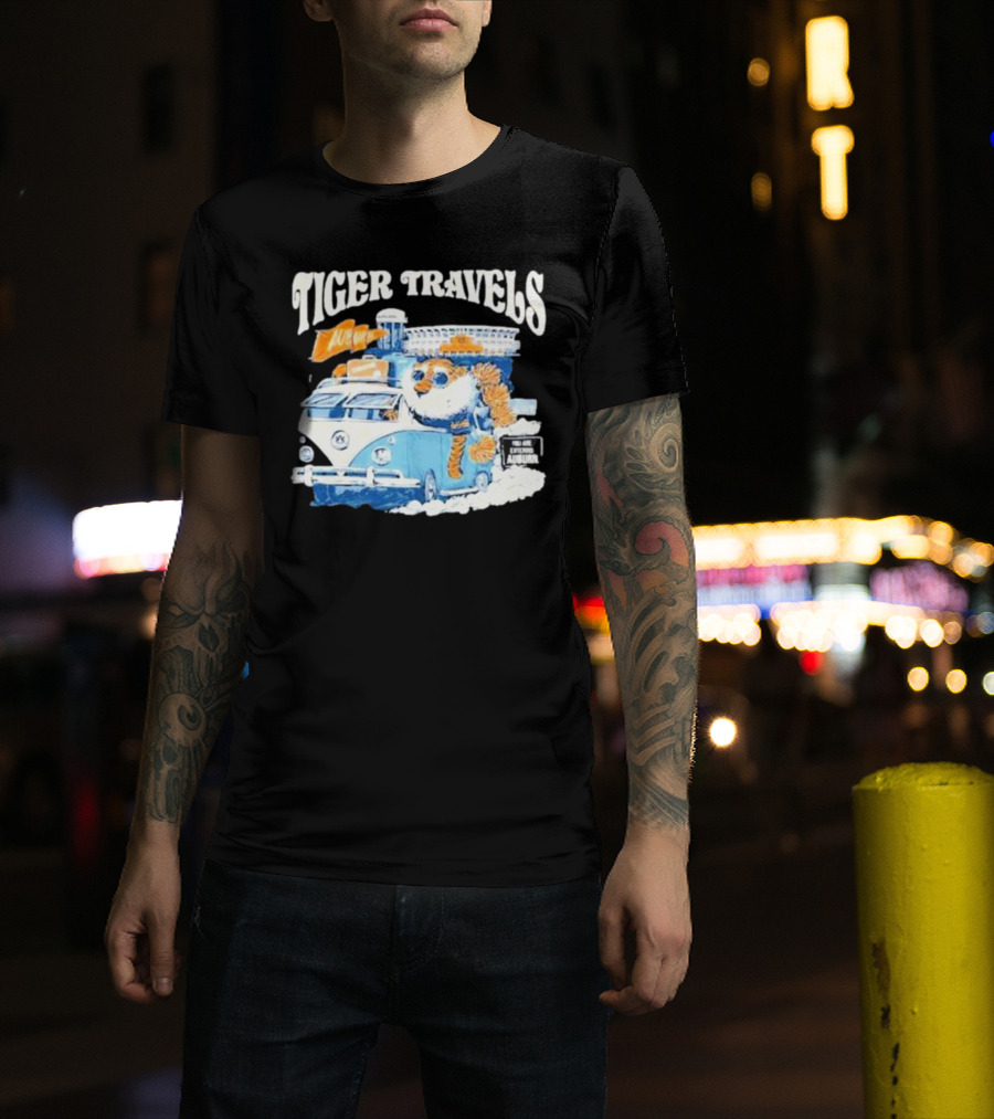 Tiger Travels Auburn Stadium Adventure T-Shirt