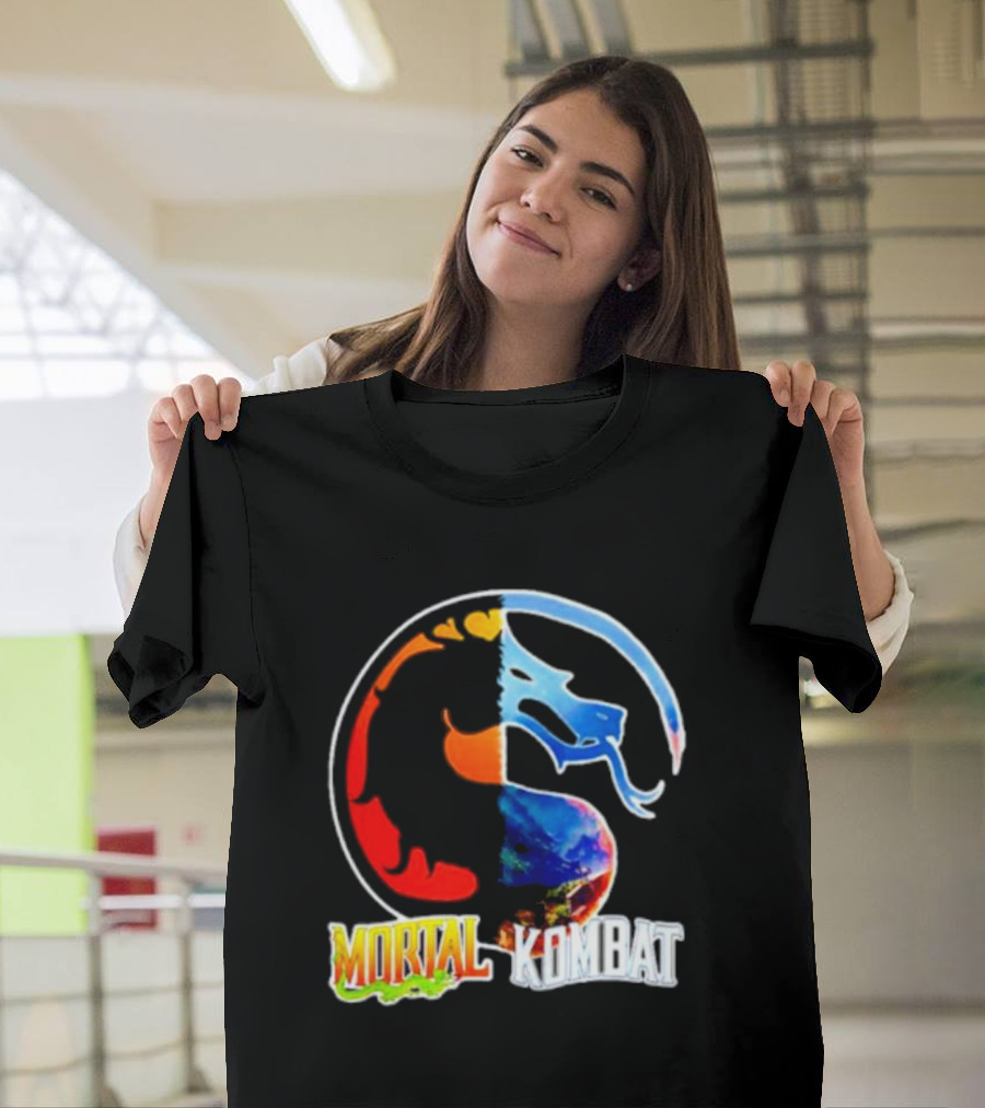 Mortal Kombat Dual-Color Dragon T-Shirt