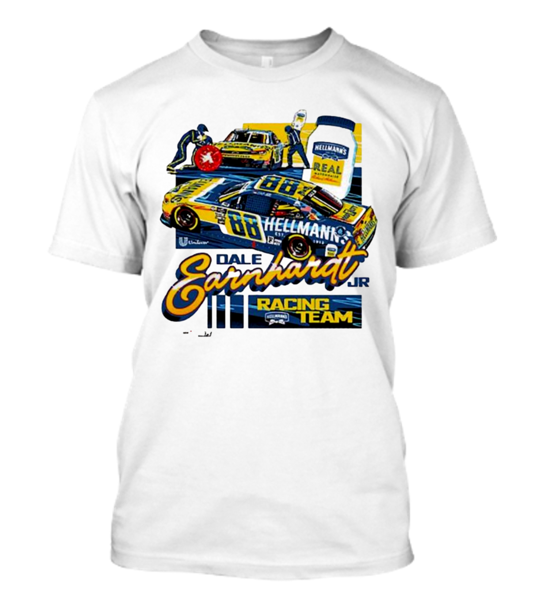 Dale Earnhardt Jr Racing Team Hellmann’s Real Cars 88 Racing Team T-Shirt