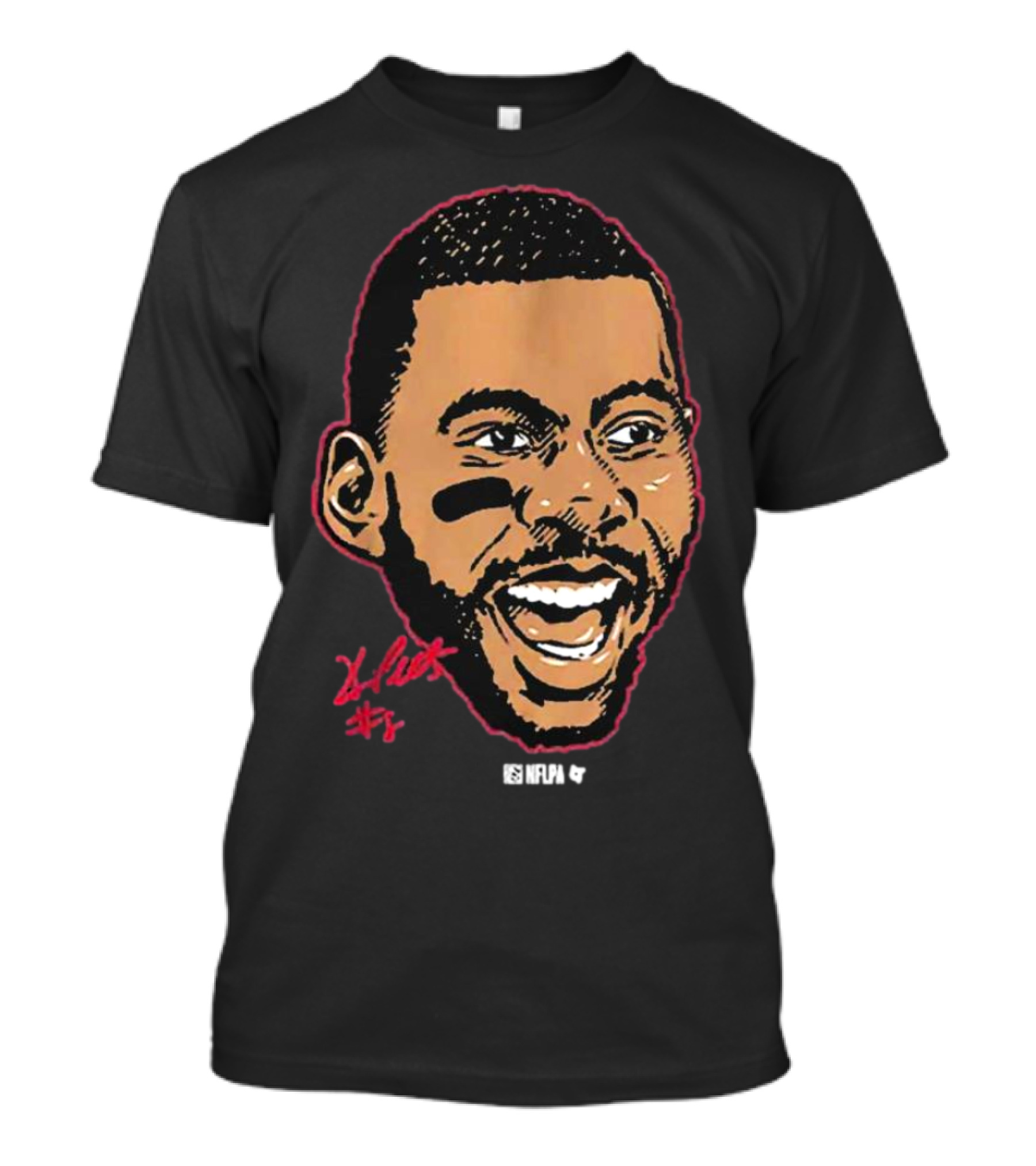 Kyle Pitts Swag Head NFLPA #8 T-Shirt