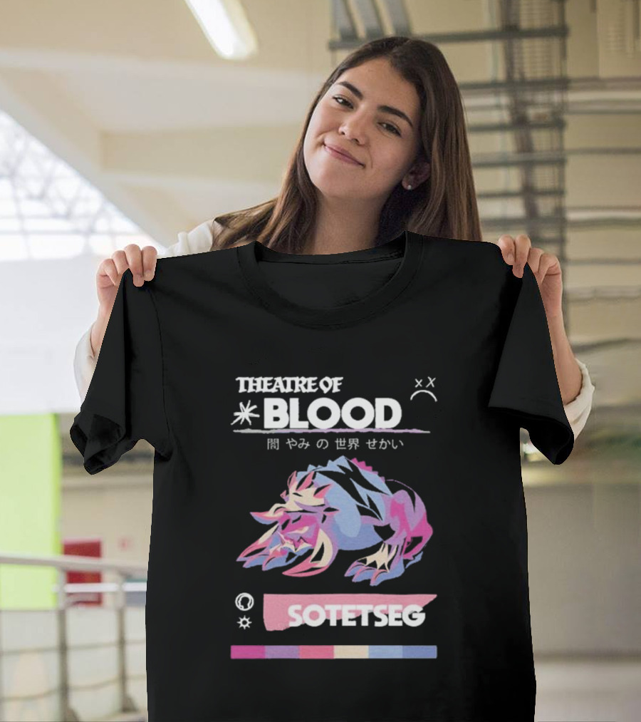 Theatre of Blood Sotetseg Japanese Kanji Dragon T-Shirt
