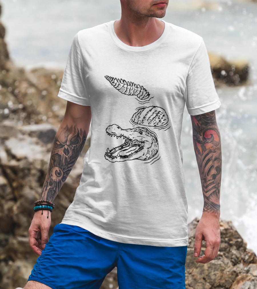 Let's Trip Alligator Irish Green Reptile Adventure T-Shirt