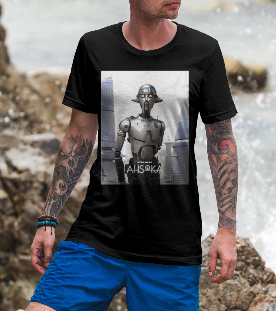 Star Wars Ahsoka Huyang Character Robot Droid T-Shirt