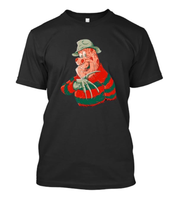 Flintstone Freddy Krueger Nightmare Crossover Mashup T-Shirt