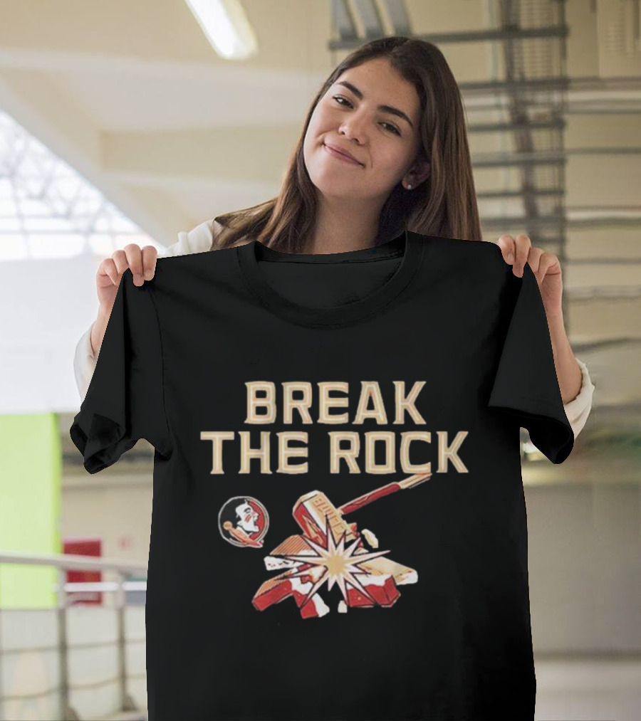 Break The Rock Florida State Seminoles Hammer T-Shirt