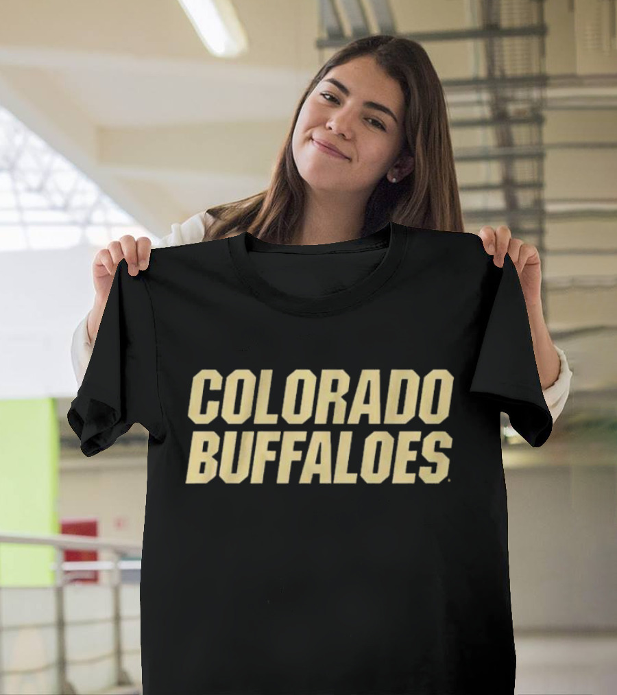 Colorado Buffaloes Wordmark Arch Logo Team Pride T-Shirt