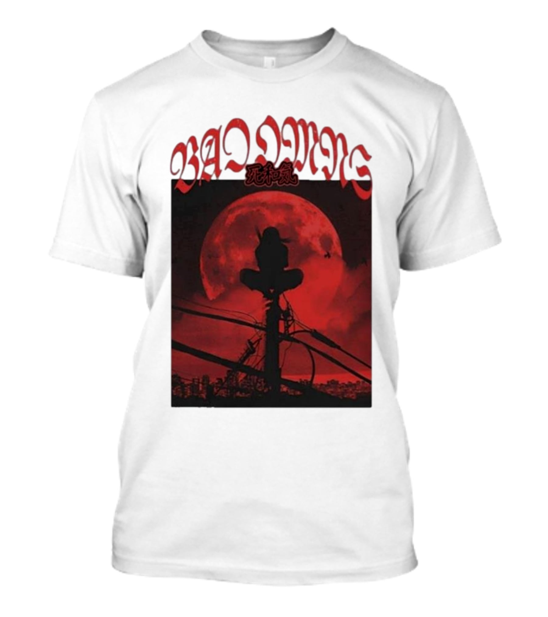Bad Omens Red Moon Powerlines T-Shirt