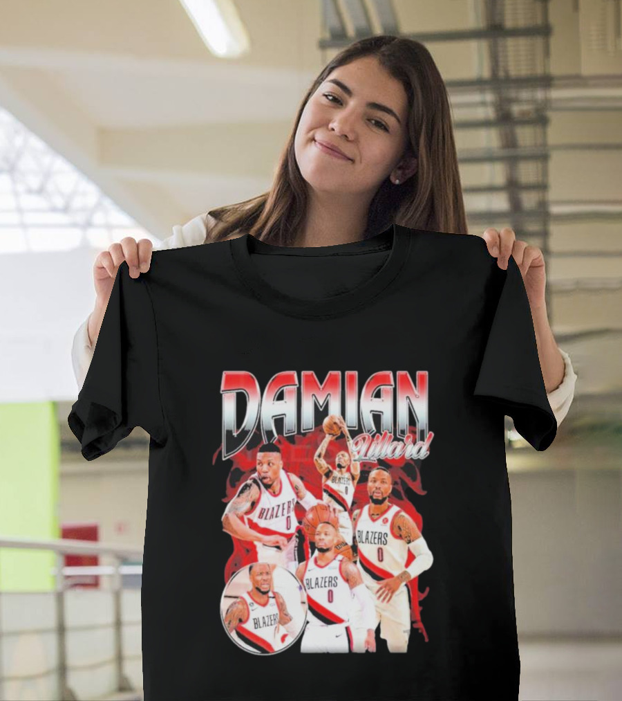Damian Lillard Portland Blazers Basketball T-Shirt