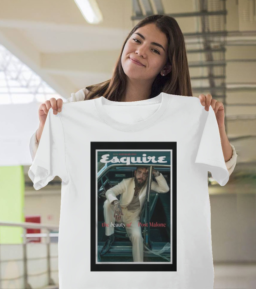 Esquire 90th Anniversary Issue The Beauty of Post Malone T-Shirt
