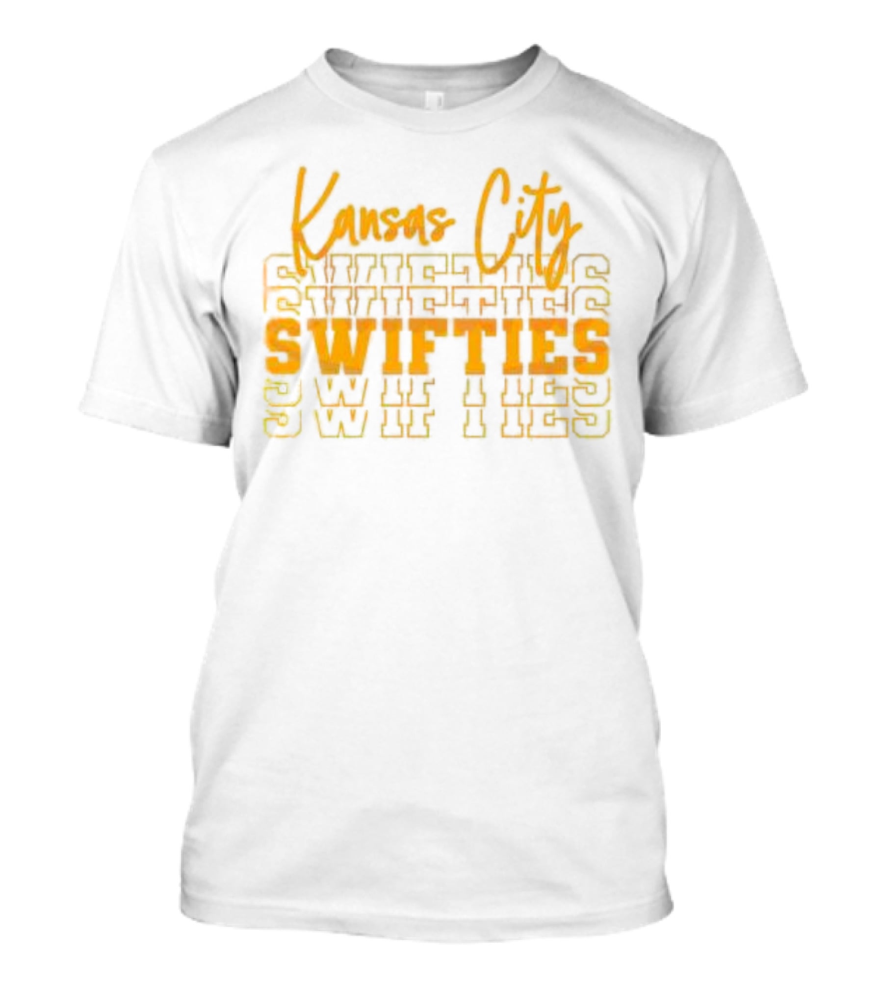 Kansas City Swifties Bold Layered Typography T-Shirt