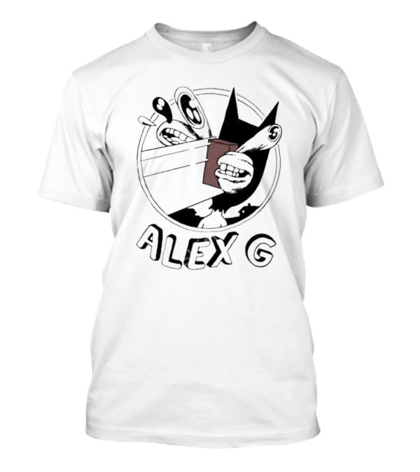 Alex G Retro Cartoon Style With Brick T-Shirt