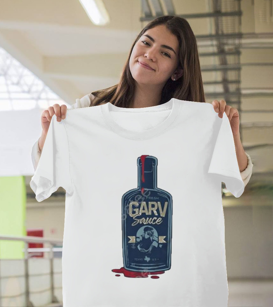 Garv Sauce Mitch Garver BreakingT Texas USA Baseball Bottle T-Shirt