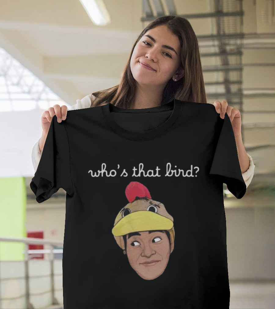 relmyers Who’s That Bird Face in Chicken Hat T-Shirt