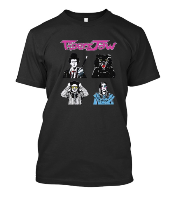 Tigers Jaw Hesitation Pop Culture Characters Panther T-Shirt