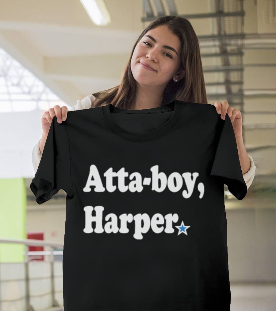 Atta-boy Blue Star Minimalist T-Shirt