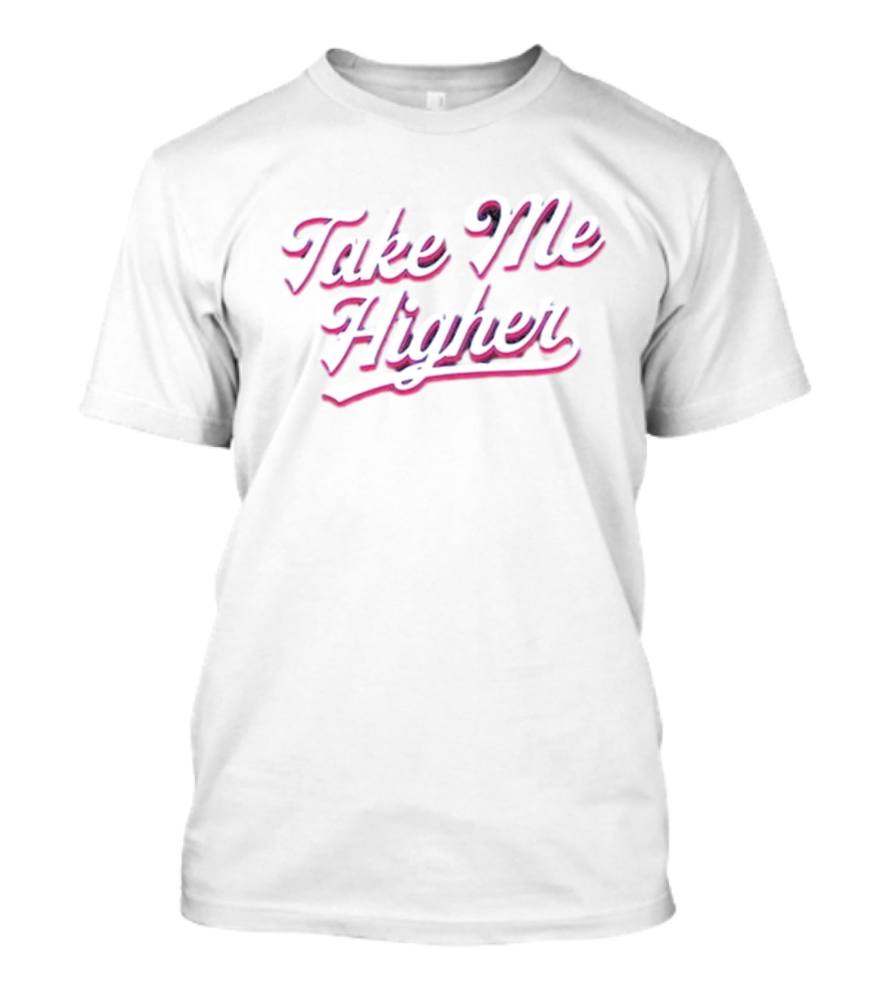 Bisonballapparel Take Me Higher Retro Script T-Shirt