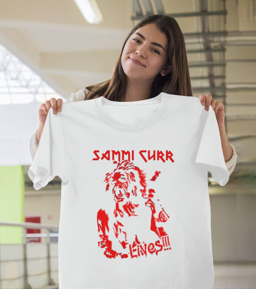 Sammi Curr Lives Heavy Metal Horror T-Shirt