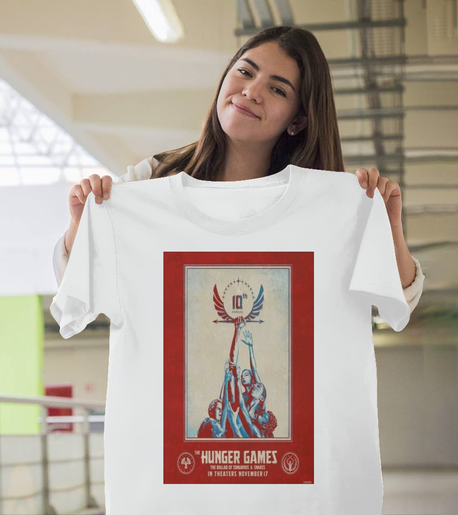 The Hunger Games The Ballad of Songbirds and Snakes 10th Annual In Theaters November 17 T-Shirt