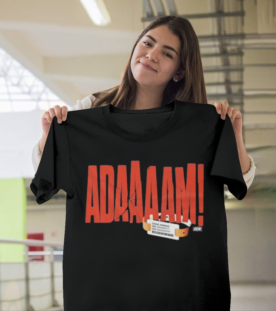 ADAAAAM Roderick Strong AEW Wristband T-Shirt