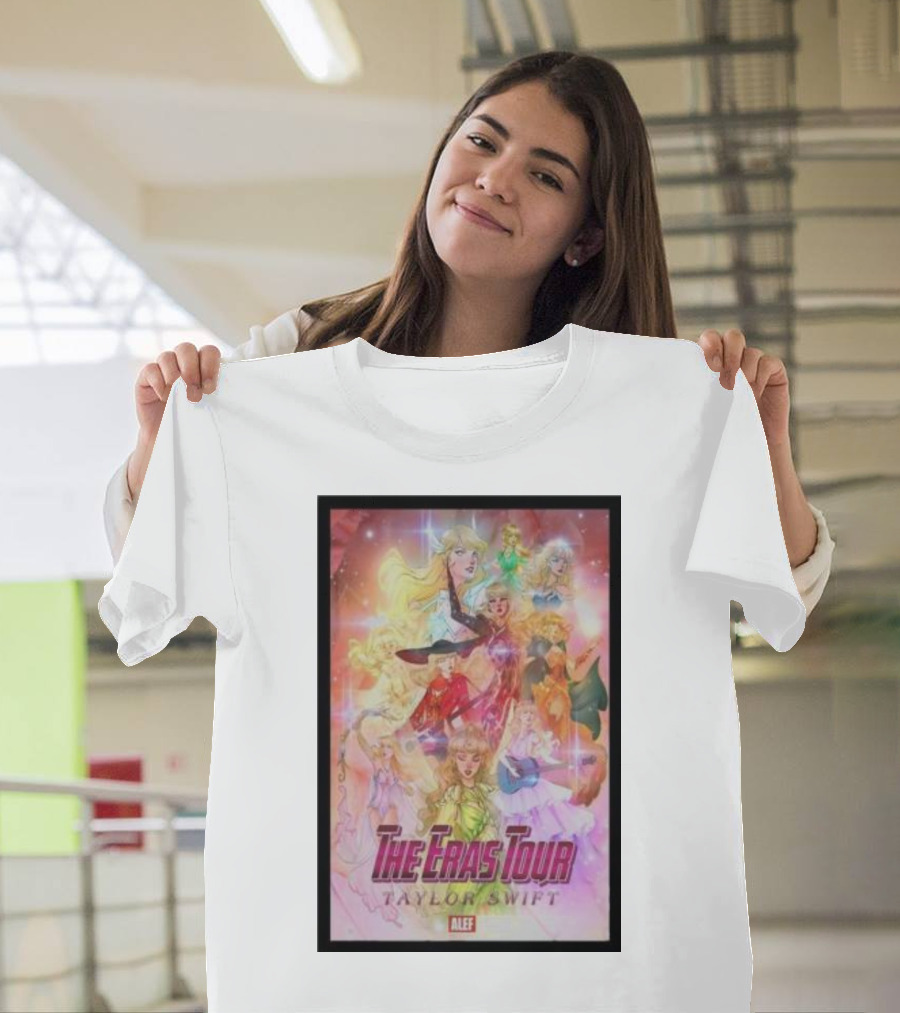 The Eras Tour Taylor Swift Alef Anime Aesthetic T-Shirt