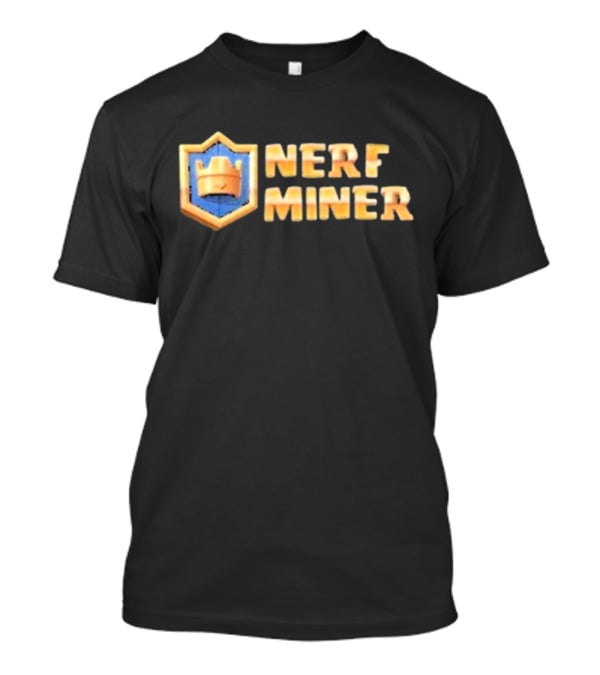Nerf Miner Clash Royale Shield Emblem T-Shirt
