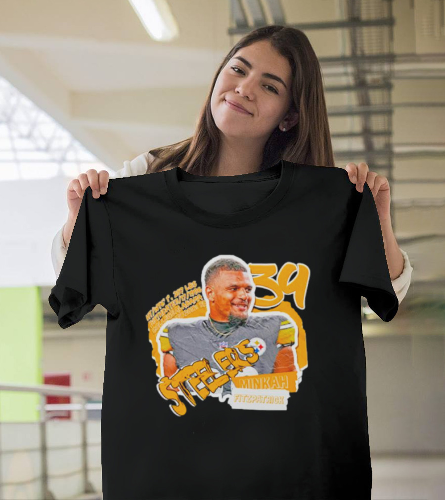 Minkah Fitzpatrick Steelers 39 Football Player Bright T-Shirt