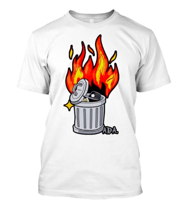 Pittsburgh Pictionary Trash Fire ADA Flames T-Shirt