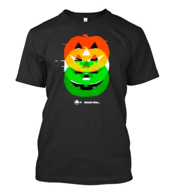 Pumpkin Glitch It's Almost Time T-Shirt