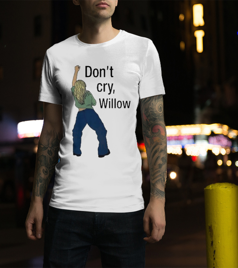 Don't Cry Willow Woman Dancing Back View T-Shirt
