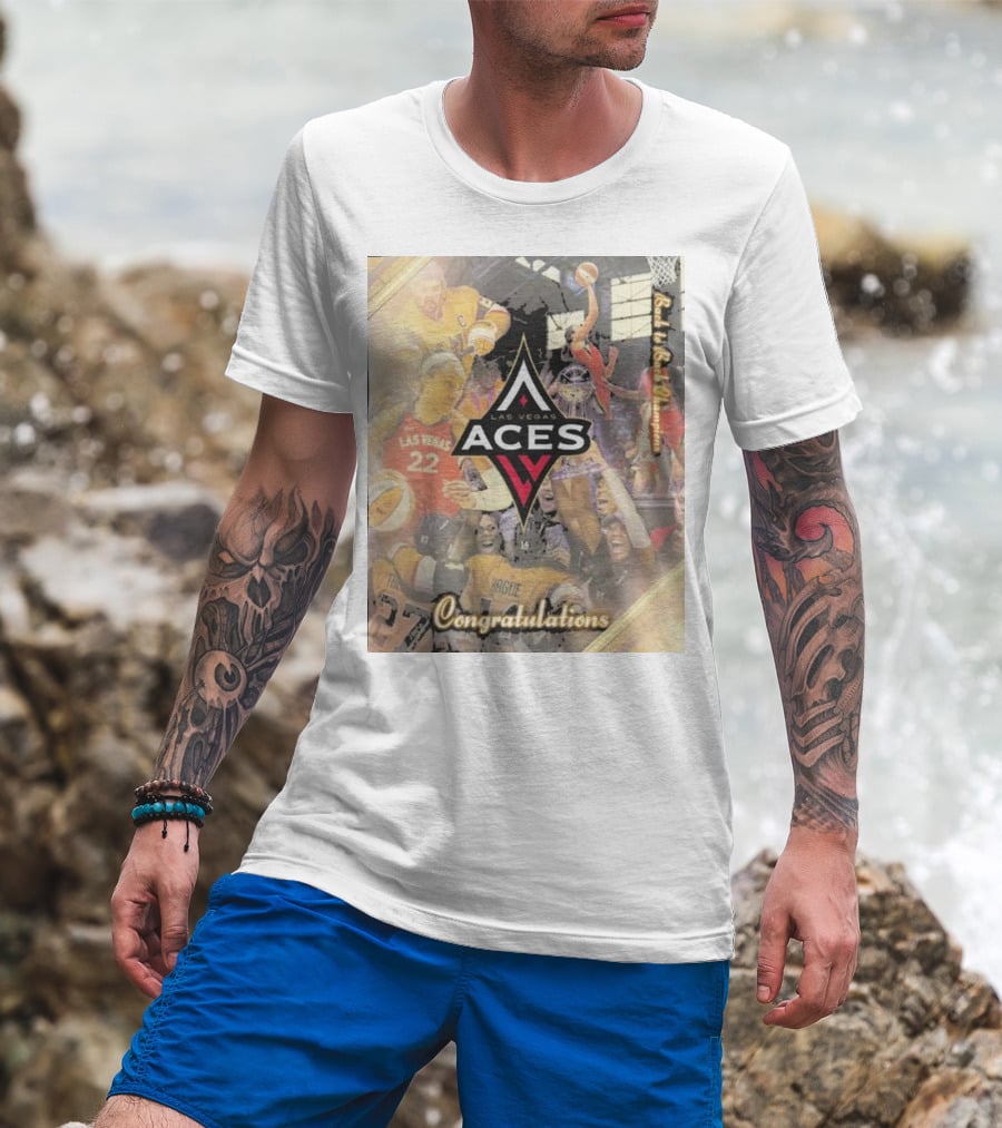 Las Vegas Aces Congratulations Raise The Stakes Basketball T-Shirt