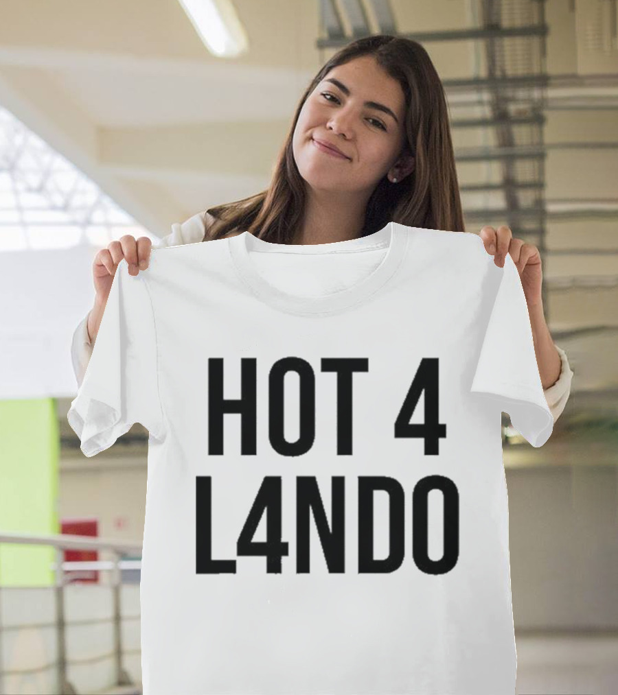 LN4 Hot Number 4 Norris Lando T-Shirt