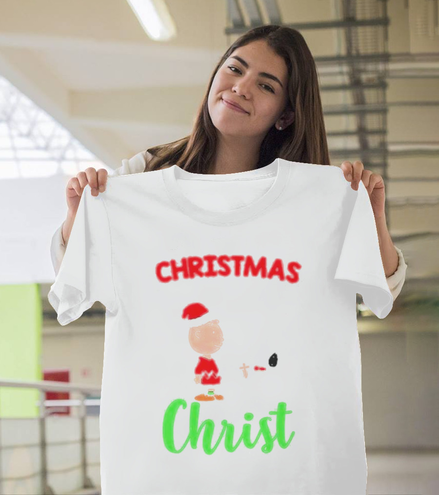 Charlie Brown Snoopy Christmas Christ T-Shirt