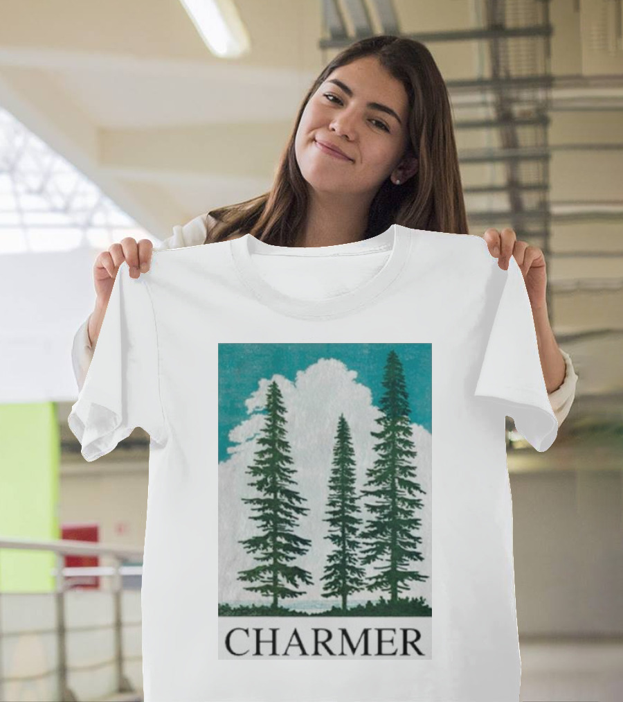 Charmer Pine Trees Forest Scene T-Shirt