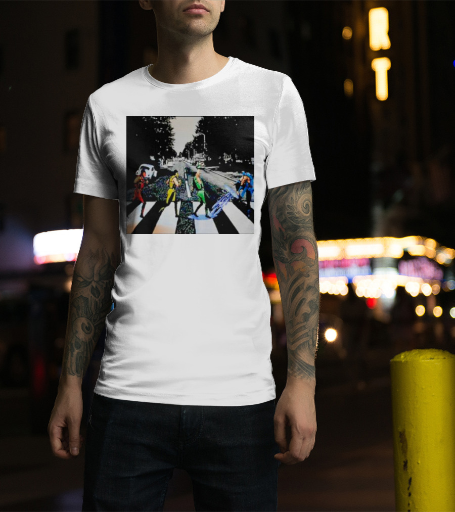 Mortal Kombat Characters Crossing Abbey Road T-Shirt