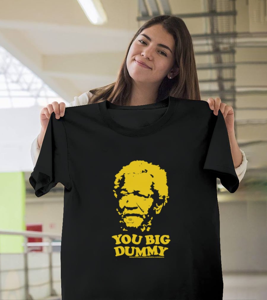 Sanford And Son You Big Dummy Iconic Catchphrase Yellow T-Shirt