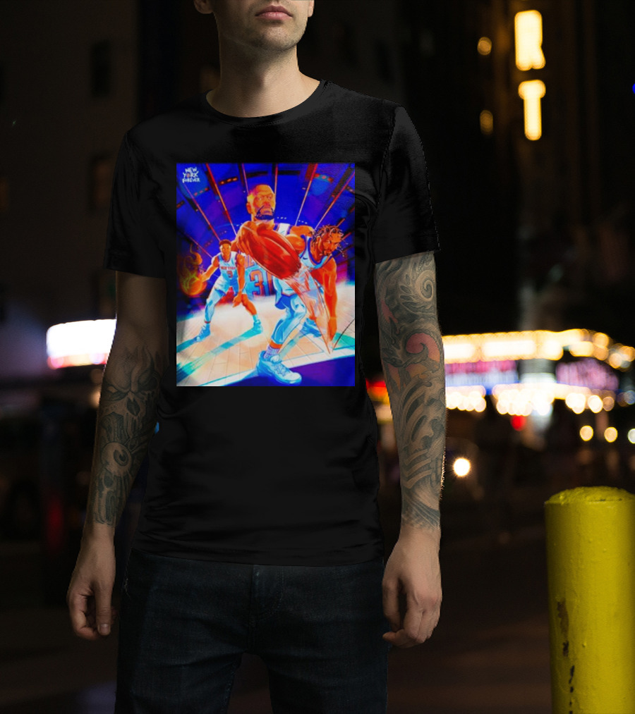 New York Forever Basketball Fireball Legends Stadium Action T-Shirt