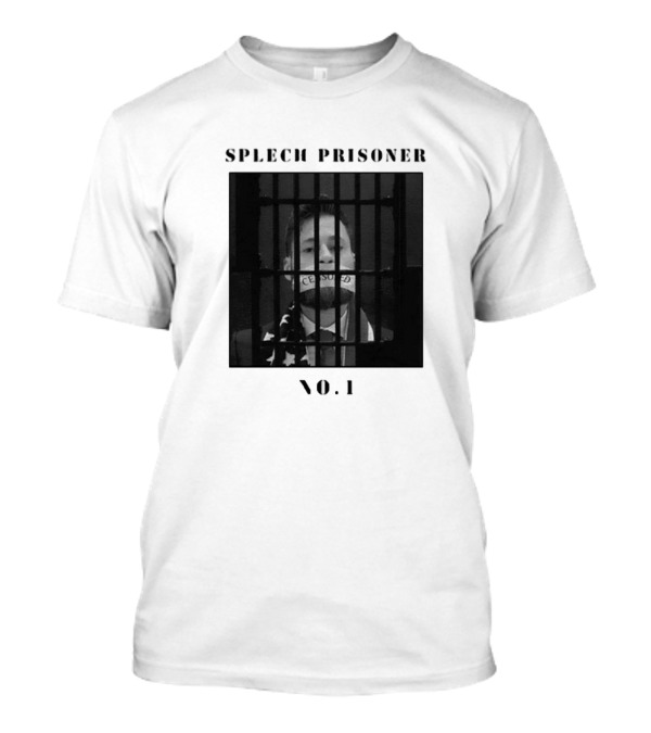 Speech Prisoner No.1 Censored Behind Bars T-Shirt