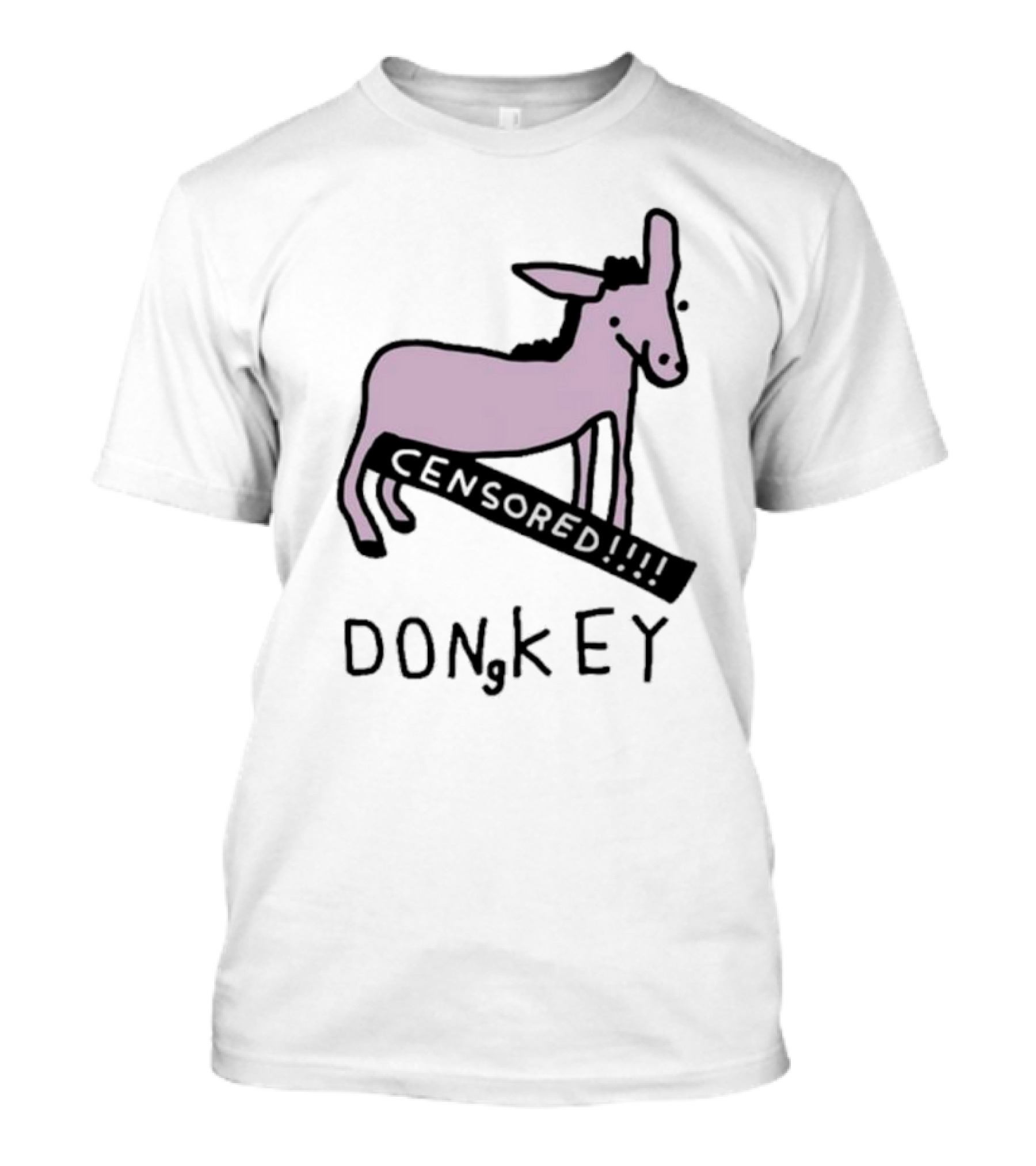 Censored Donkey Humor Play On Words T-Shirt