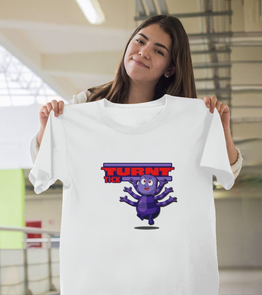 Turnt Tick Character Purple Cartoon T-Shirt