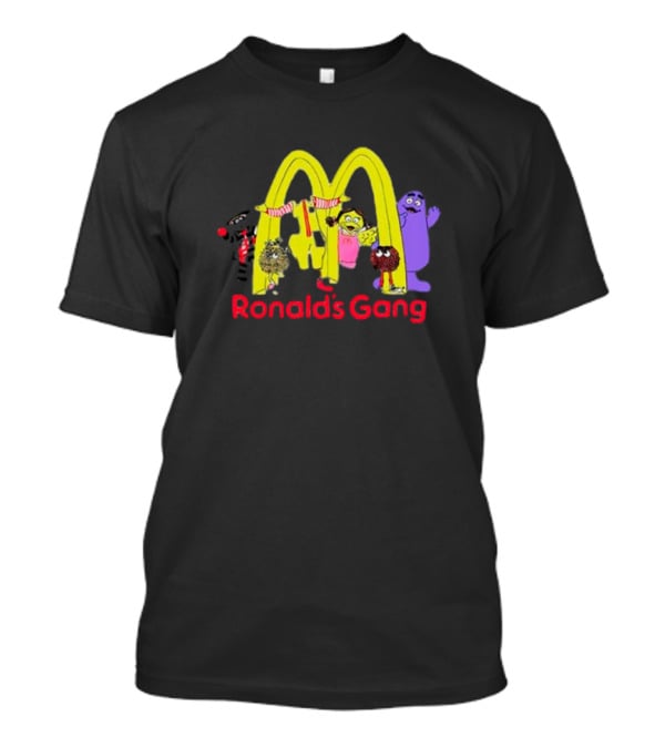 Ronald's Gang Mc Characters Under Golden Arches T-Shirt
